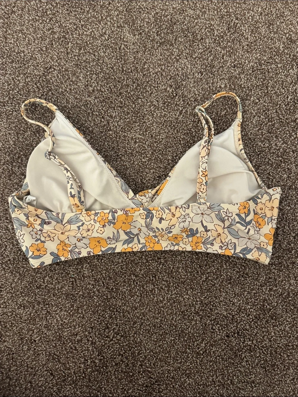Cupshe Cream Bikini Top with Subtle Shine - Picture 6 of 8